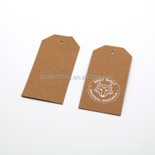 custom high quality kraft paper hang tag for garment